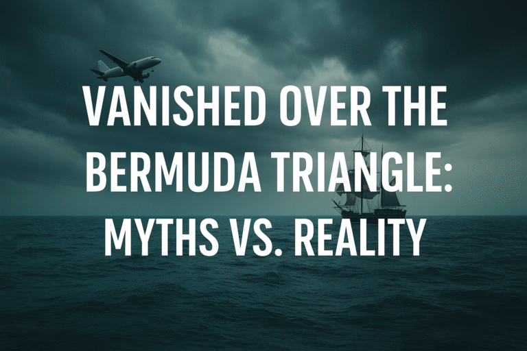 Bermuda Triangle Myths vs. Reality - Aircraft disappearing over stormy ocean